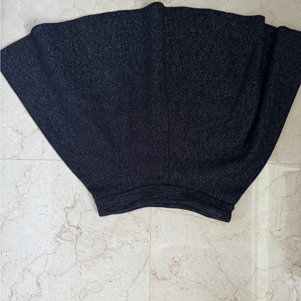 Dark Gray Knit Skirt - Picture 3 of 3